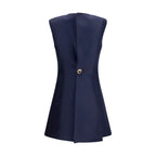 Blue Wool Oves Aries Casual Dress