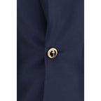 Blue Wool Oves Aries Casual Dress