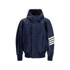 Black Cotton Shell Jacket