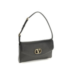 Black Calf Leather Bos Taurus Shoulder Bag