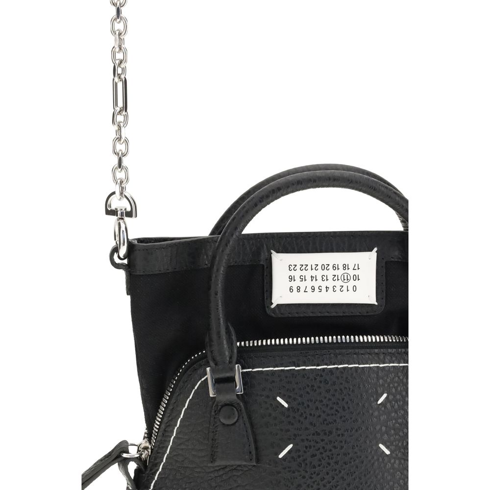 Black Calf Leather Bos Taurus Shoulder Bag