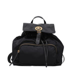 Black Fabric Backpack