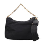 Black Fabric Handbag