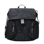 Black Fabric Backpack