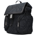 Black Fabric Backpack