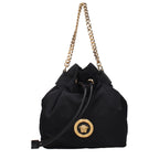Black Fabric Handbag
