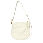 Beige Leather Crossbody Bag