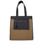 Brown Fabric Shoulder Bag