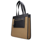 Brown Fabric Shoulder Bag