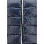 Blue Polyamide Full-Length Jacket