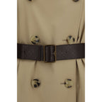 Beige Cotton Coat
