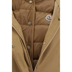Beige Polyamide Shell Jacket