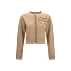 Beige Wool Oves Aries Cardigan