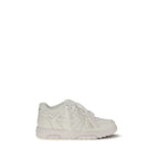 White Calf Leather Bos Taurus Low Top Sneakers