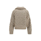Beige Wool Oves Aries Cardigan