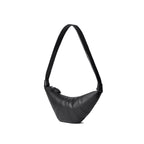 Black Lamb Leather Shoulder Bag