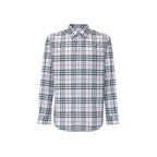 Blue Cotton Dress Shirt