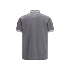 Gray Cotton Polo Shirt