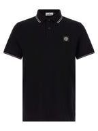 Black Cotton Polo Shirt