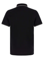 Black Cotton Polo Shirt