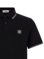 Black Cotton Polo Shirt