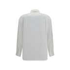 White Silk Dress Shirt