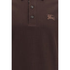 Brown Cotton Polo Shirt