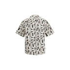 Beige Cotton Pattern Shirt