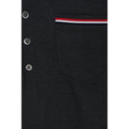 Gray Cotton Polo Shirt