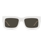 White Acetate Sunglasses