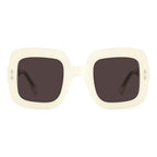 Beige Acetate Sunglasses