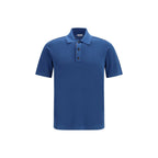 Blue Wool Oves Aries Polo Shirt
