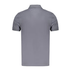 Blue Cotton Men's Polo Shirt