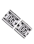 Men Set White Black Wool Logo #DGMILLENNIALS Wristband
