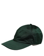 Men Deep Green Cotton Baseball Cap 6 Panels Hat