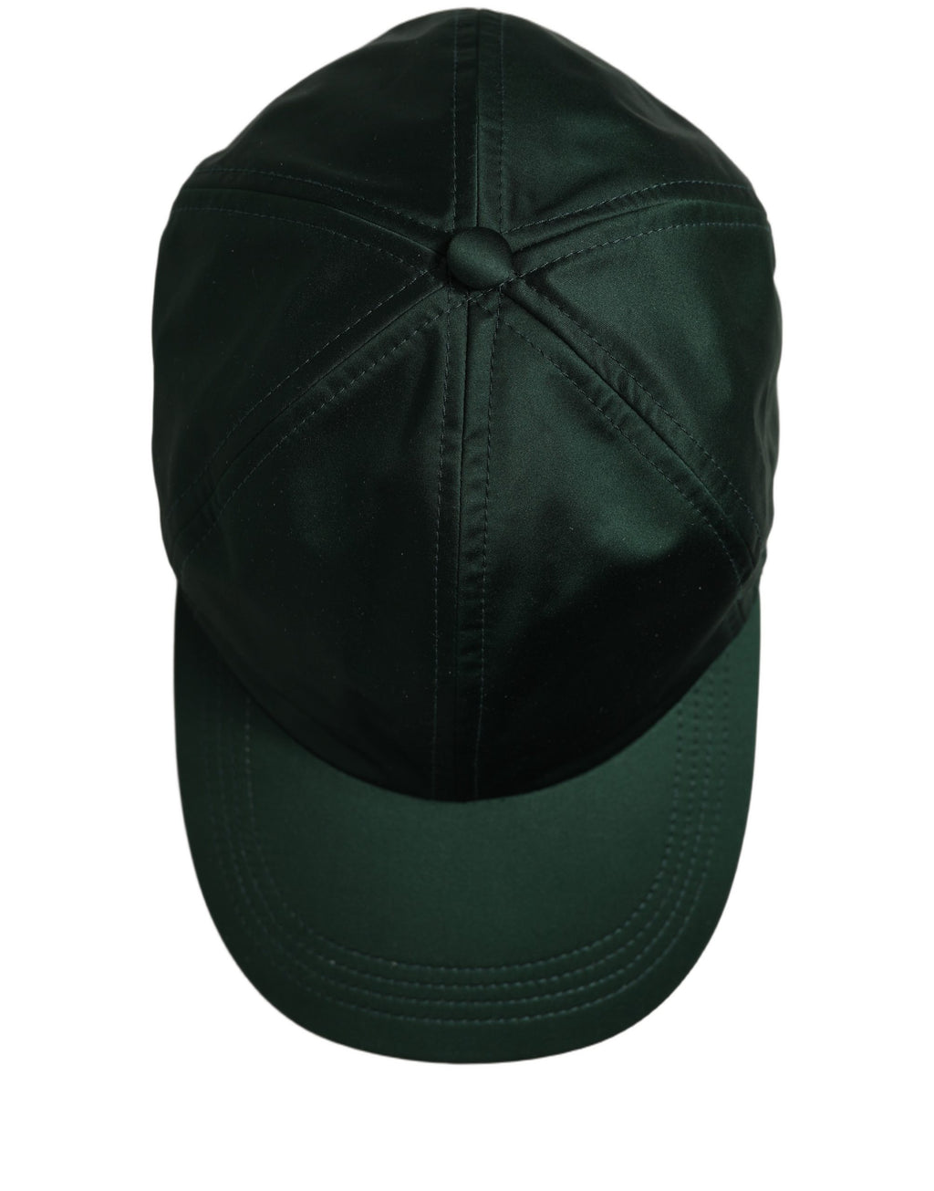Men Deep Green Cotton Baseball Cap 6 Panels Hat