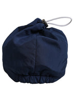 Men Navy Blue Polyester Baseball Capello Hat