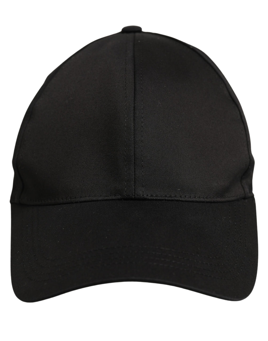 Men Black Cotton Baseball Cap 6 Panels Hat