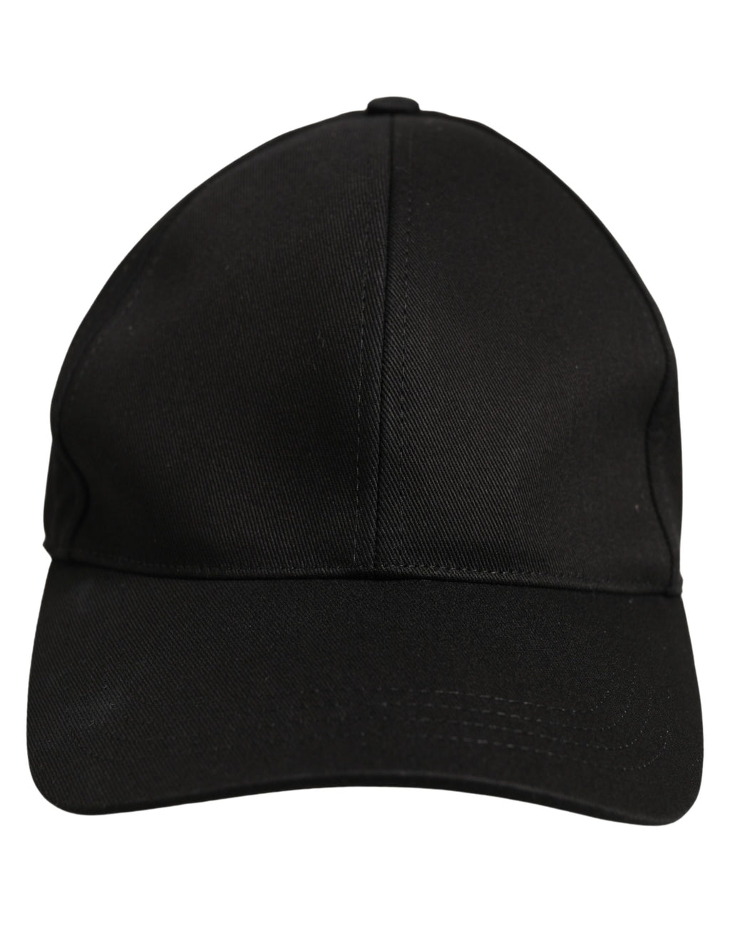 Men Black Cotton Baseball Capello 6 Panels Hat