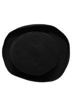 Men Black Rabbit Fur Felt Bowler Capello Hat