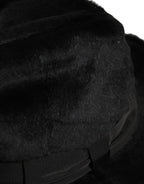 Men Black Classic Wide Brim Fedora Capello Hat