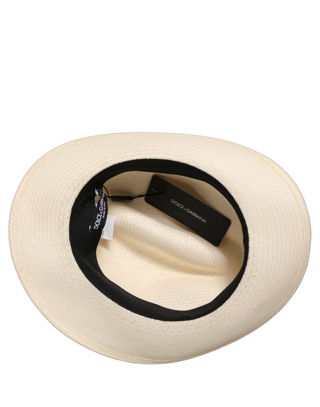 Men White Paper Straw Fedora Panama Capello Hat