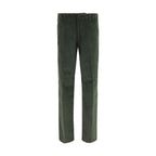 Bicolor Cotton Casual Pants