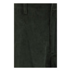 Bicolor Cotton Casual Pants