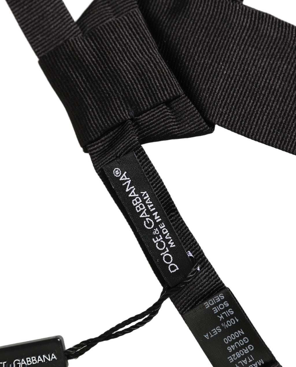 Men Black 100% SIlk Adjustable Neck Papillon Bow Tie