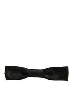 Men Black 100% SIlk Adjustable Neck Papillon Bow Tie