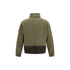 Bicolor Cotton Shell Jacket