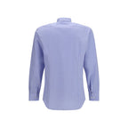 Blue Cotton Dress Shirt