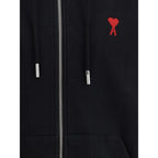 Black Cotton Sweatshirt