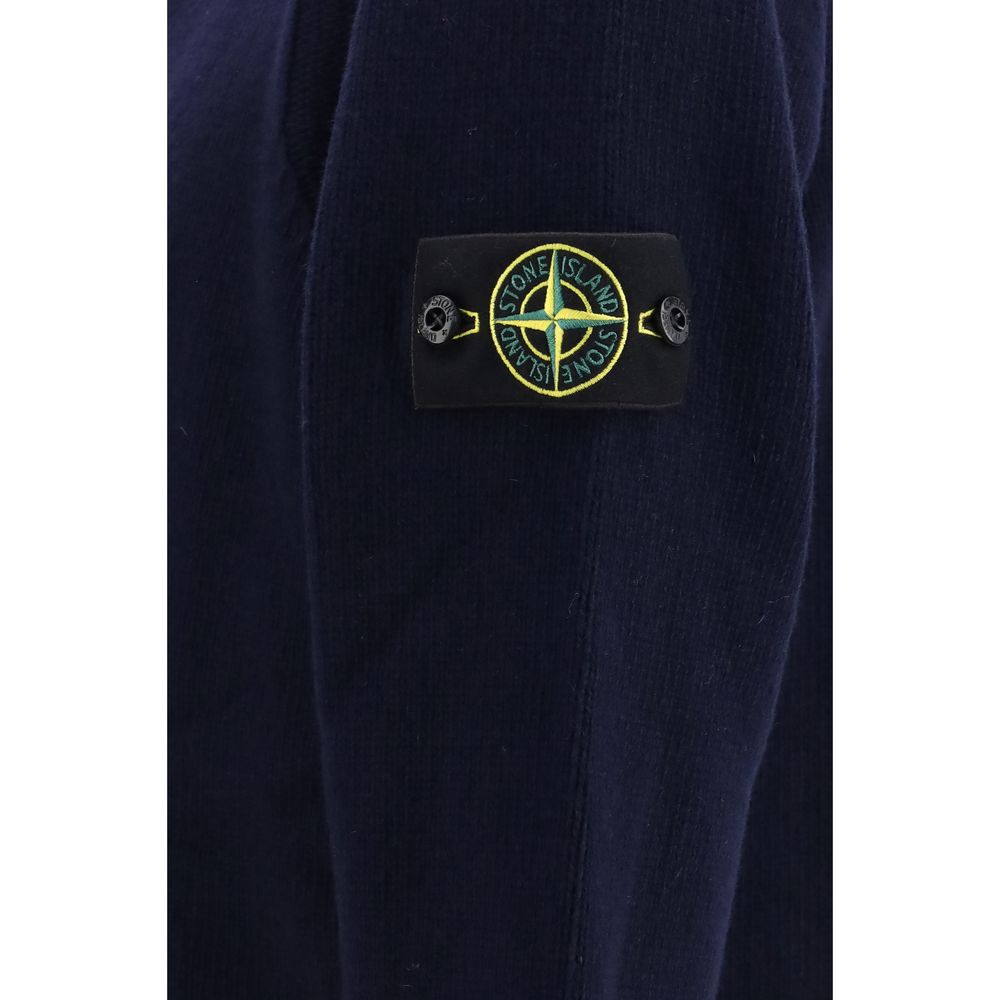 Blue Cotton Cardigan
